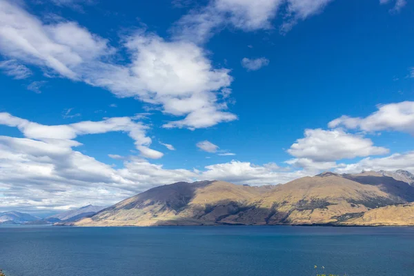 新西兰南岛瓦纳卡湖景观 — 图库照片