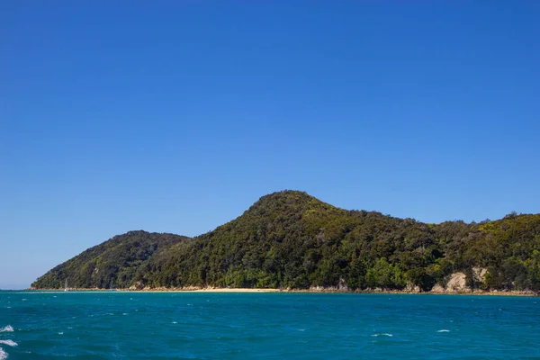 Vista do Parque Nacional Abel Tasman, Nova Zelândia — Fotografia de Stock