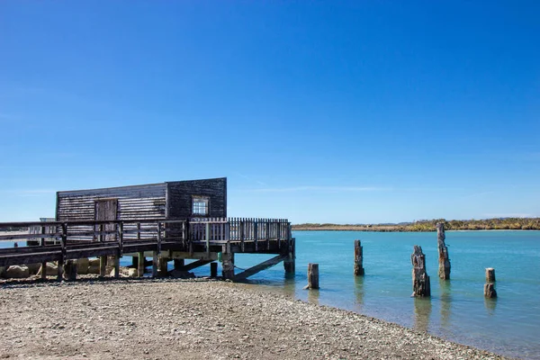Laguna Okarito, coasta de vest a Noii Zeelande — Fotografie, imagine de stoc