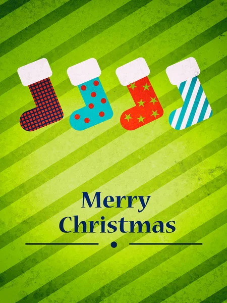 Christmas Socks Christmas Background — Stock Photo, Image