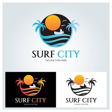 Surf şehir logosu 