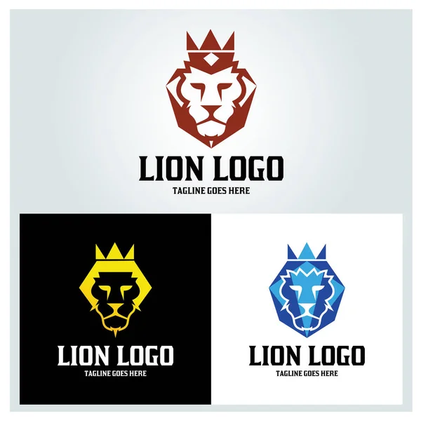 Lion logo — Stock Vector