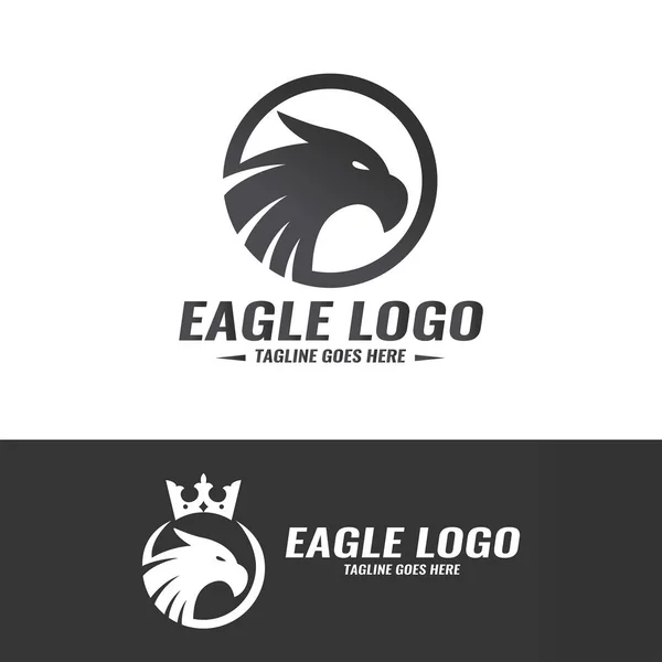 Eagle Logo Plantilla Diseño Ilustración Vectorial — Archivo Imágenes Vectoriales