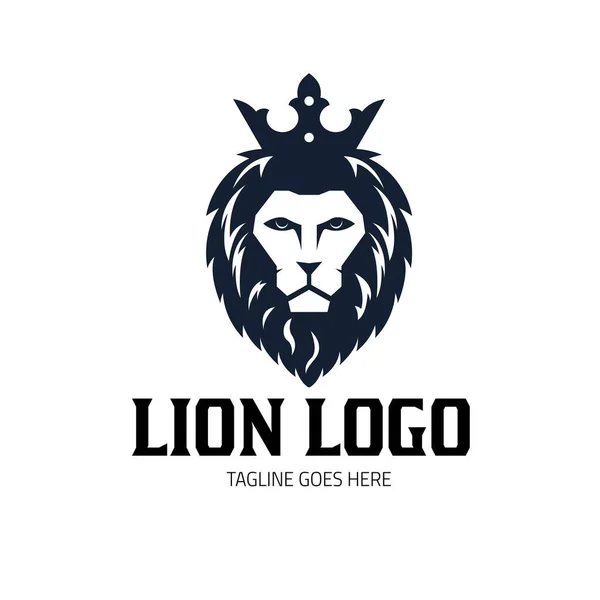 Шаблон Логотипа Lion Векторная Иллюстрация — стоковый вектор