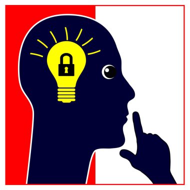 Keep your invention secret. Protect your ideas and be carefully when you talk about it. clipart