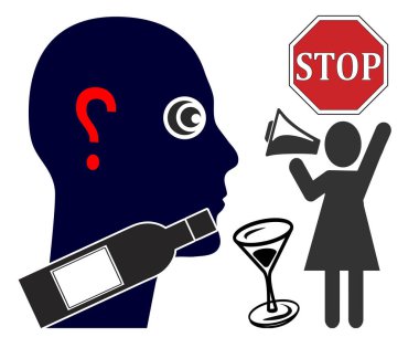 Alkolizm ve medeni çatışmalar. Karısı kocası aşırı içme durur talepleri