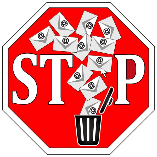 Arrêtez Supprimer Vos Mails Conservez Tous Vos Sms Mails Sur — Photo