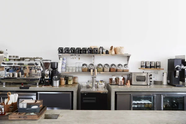 Modern Coffee Shop Interior Horizontal — Stock Photo, Image