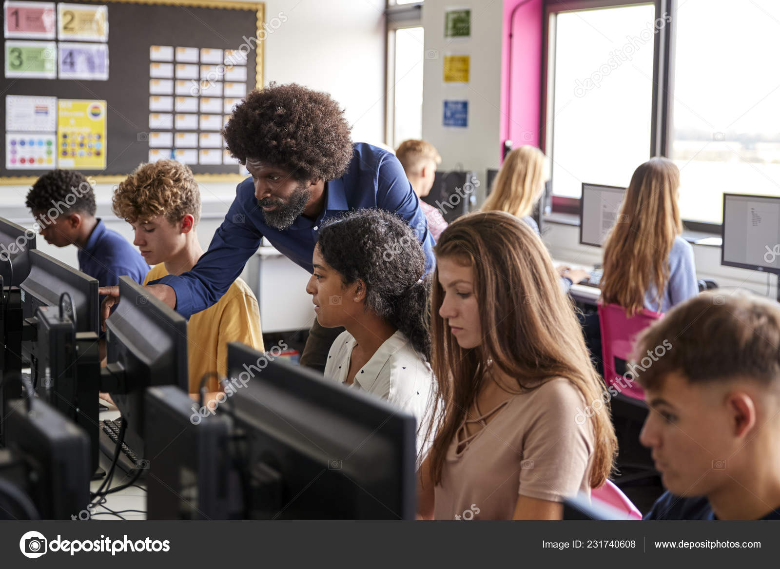High School Male Teacher High School Male Teacher