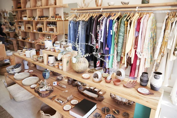 Interior Independent Gift Fashion Store Tanpa Pelanggan — Stok Foto