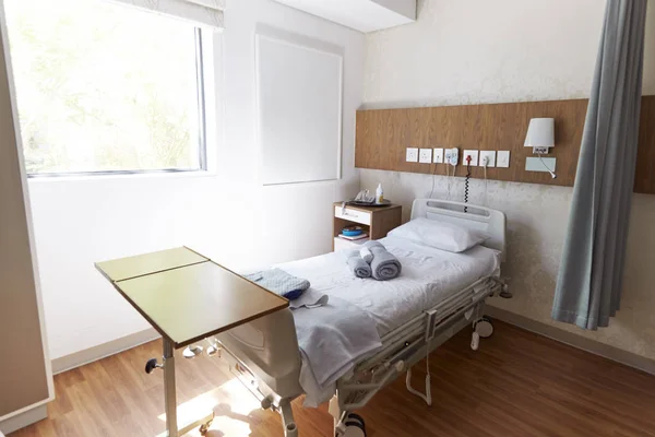 Lit Dans Chambre Privée Vide Hôpital — Photo