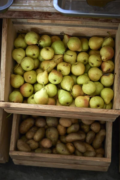 Zobrazení Ovoce Zeleniny Trvale Udržitelném Plastovém Balení Obchod Potravinami Zdarma Stock Fotografie