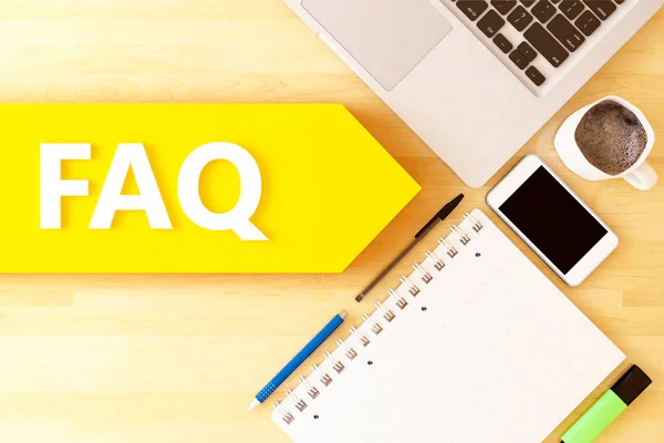 Frequently Asked Questions — Stock Photo, Image