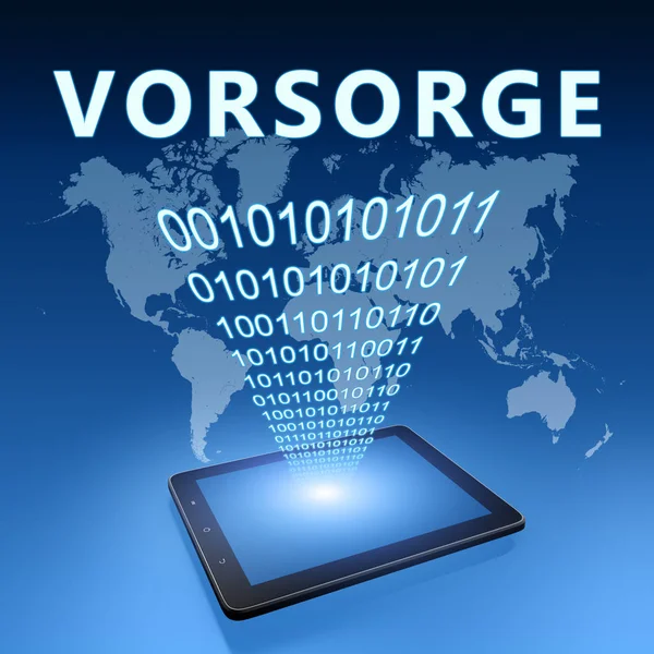 Vorsorge — Foto Stock