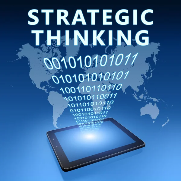 Pensamiento estratégico — Foto de Stock
