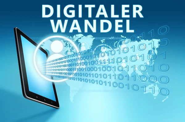 Digitaliserare Wandel Stockbild