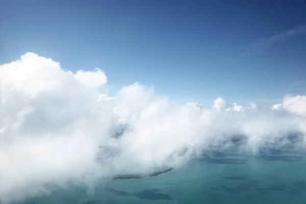 Nuages Océan Bleu — Photo