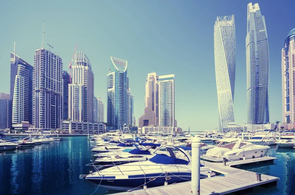 Dubai Marina Emirados Árabes Unidos — Fotografia de Stock