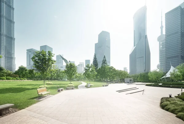 Park Finanzzentrum Lujiazui Shanghai China — Stockfoto
