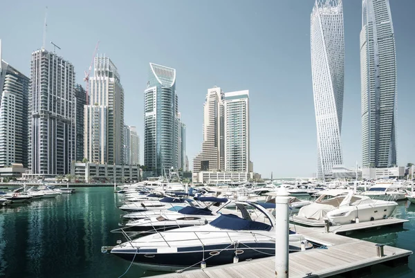 Дубай Марина Объединенные Арабские Эмираты — стоковое фото