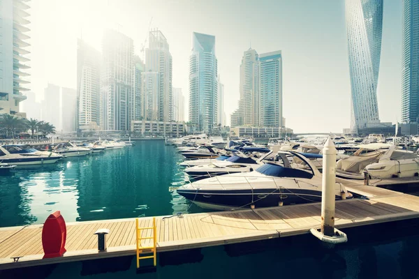 Dubai Marina Єднані Араб Емірати — стокове фото