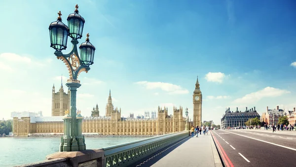 Γέφυρα Westminster Λονδίνο Ηνωμένο Βασίλειο — Φωτογραφία Αρχείου