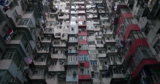 Edificios Residenciales Hong Kong — Vídeo de stock