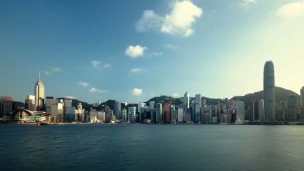 Atardecer Hong Kong Lapso Tiempo — Vídeo de stock