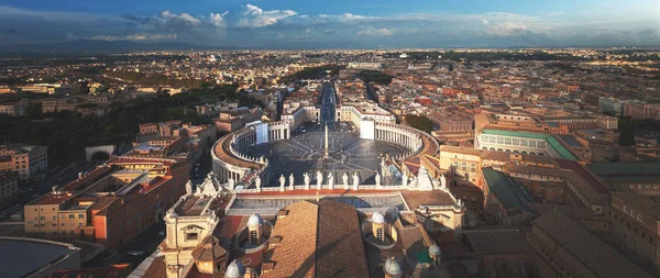 Sint Pietersplein Vaticaan — Stockfoto