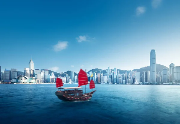 Porto Hong Kong Cina — Foto Stock