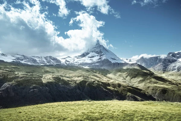 Góra Matterhorn Zermatt Szwajcaria — Zdjęcie stockowe