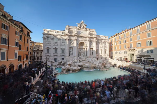 Fontänen Trevi Rom — Stockfoto