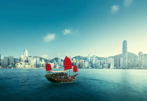 Hong Kong Limanı Çin — Stok fotoğraf