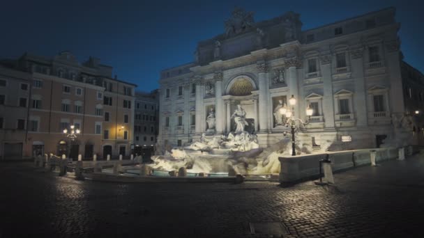 Fontana di Trevi, Rom — Stockvideo