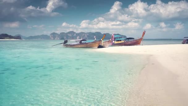 Остров Пода в Краби, Таиланд — стоковое видео