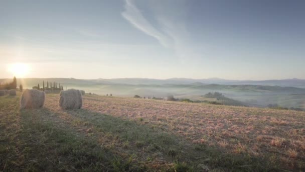 이탈리아 투스카니의 시골 풍경 — 비디오