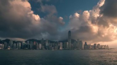 Hong Kong günbatımı, zaman atlamalı