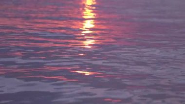 tropikal deniz, bokeh yavaş hareket suyu