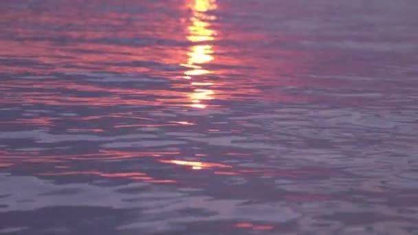 Slow Motion water van de tropische zee, bokeh — Stockvideo