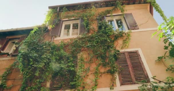 Vieille rue à Rome, en italie — Video