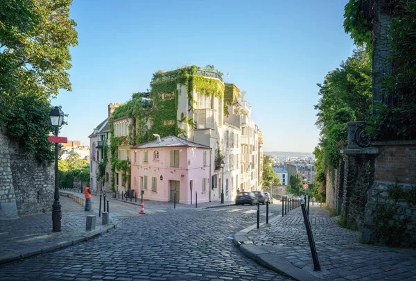 Trimestre Montmartre em Paris, França — Fotografia de Stock