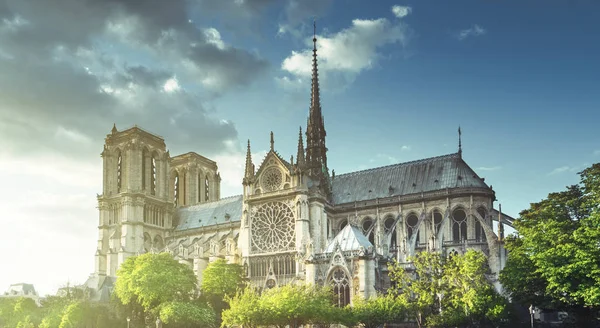 Notre Dame de Paris, Francie — Stock fotografie