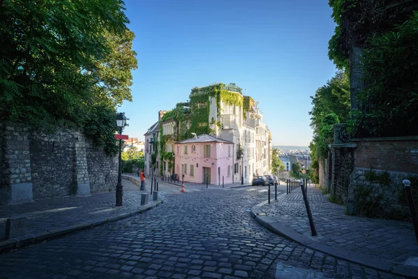 Trimestre Montmartre em Paris, França — Fotografia de Stock