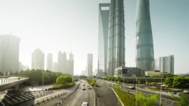 Hiper hata, Şangay yolu Lujiazui finans merkezi, Çin