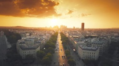 Paris manzarası Zafer Takı, Fransa