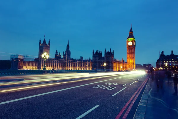 Big Ben Von Der Westminster Bridge London — Stockfoto