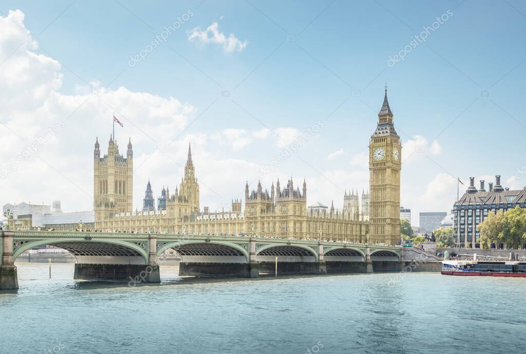 Big Ben and Houses of Parliament, London, UK