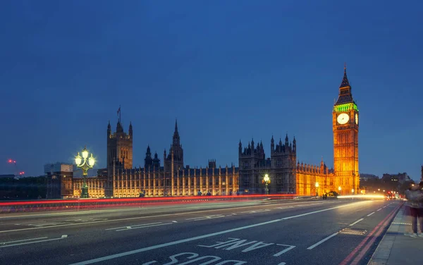 Big Ben Von Der Westminster Bridge London — Stockfoto