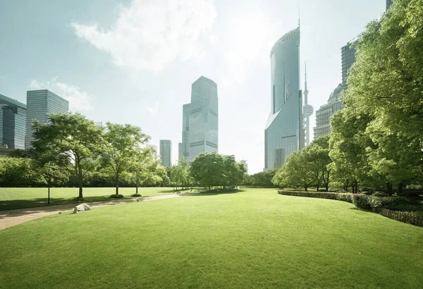 Green Space Lujiazui Central Shanghai China — Stock Photo, Image