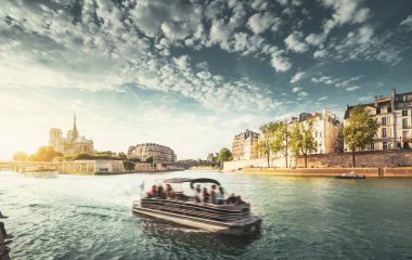 Sen ve Notre Dame de Paris, Paris, Fransa